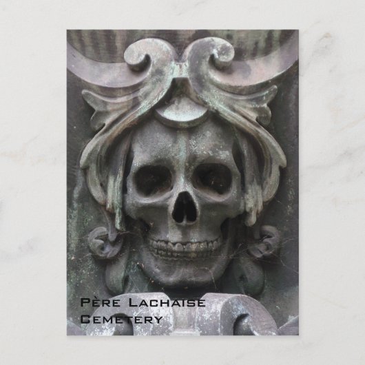 Père Lachaise Friedhof Postkarte (Vorderseite)
