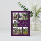 Pere Lachaise Postkarte (Stehend Vorderseite)