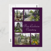 Pere Lachaise Postkarte (Vorne/Hinten)