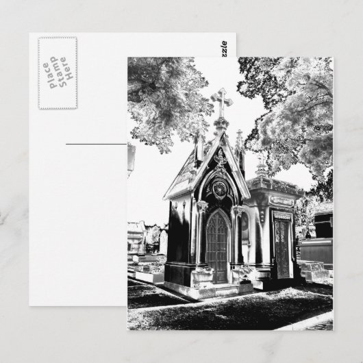 Pere Lachaise Postkarte (Vorne/Hinten)