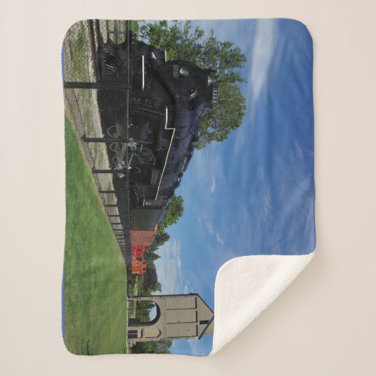 Pere Marquette 1223 Eisenbahn-Sherpa-Decke Sherpadecke (Vorderseite)