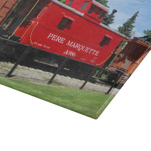 Pere Marquette Caboose A986 Schneidbrett Schneidebrett (Ecke)