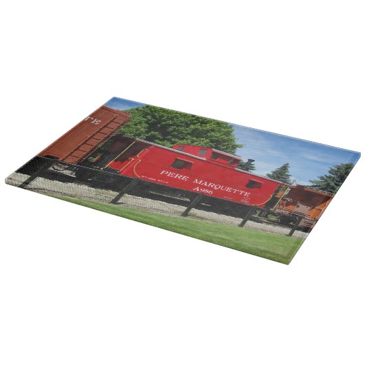 Pere Marquette Caboose A986 Schneidbrett Schneidebrett (Ecke)