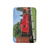 Pere Marquette caboose bathmat Badematte (Vorderseite Vertikal)