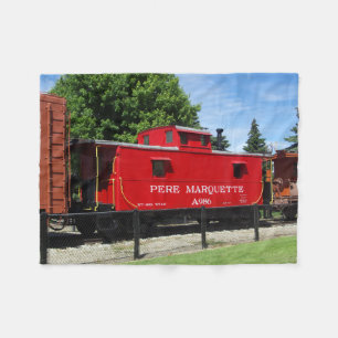 Pere Marquette Caboose Fleece Decke