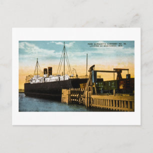 Pere Marquette Car Ferry No 18, Manitowoc Postkarte