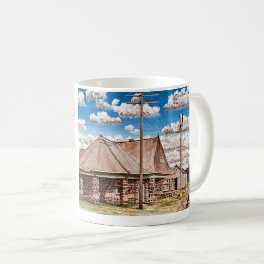 Pere Marquette Depot - Kingsville, Ontario Kaffeetasse (VorderseiteRechts)
