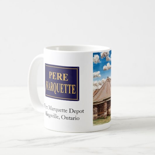 Pere Marquette Depot - Kingsville, Ontario Kaffeetasse (Vorderseite Links)