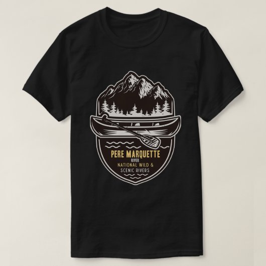 Pere Marquette National Wild and Landschaftlich Ri T-Shirt (Design vorne)