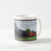 Pere Marquette Steam Locomotive Tasse (VorderseiteRechts)