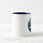 Pere Marquette Wild und Landschaftlicher Fluss Zweifarbige Tasse (Mittel)