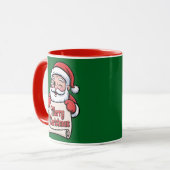 Père Noël Clin d'Œil 🎅 "Merry Christmas" Tasse (Vorderseite Links)
