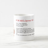 Père Noël French Father Weihnachtswörterbuch Kaffeetasse (Mittel)