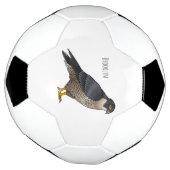 Peregrine falcon bird Cartoon Illustration Fußball (Gedreht)