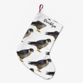 Peregrine falcon bird Cartoon Illustration Kleiner Weihnachtsstrumpf (Vorderansicht (hängend))