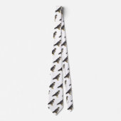 Peregrine falcon bird Cartoon Illustration Krawatte (Vorderseite)