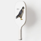 Peregrine falcon bird Cartoon Illustration Pickleball Schläger (Links)