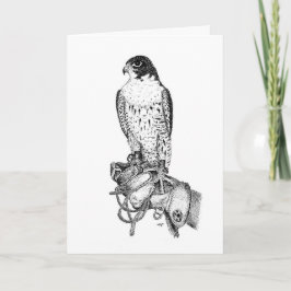 Peregrine Falcon Birthday Card Karte