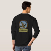 Peregrine Falcon Black Long Sleeve T - Shirt (Schwarz voll)