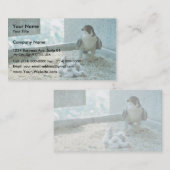 Peregrine Falcon Chicks, Weibchen Visitenkarte (Vorne/Hinten)