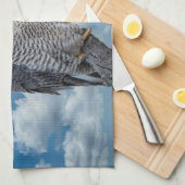 Peregrine Falcon entlang des Hudson River Geschirrtuch (Viertel Falte)
