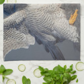 Peregrine Falcon entlang des Hudson River Geschirrtuch (Gefaltet)