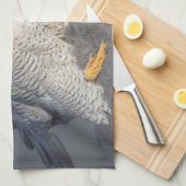 Peregrine Falcon entlang des Hudson River Geschirrtuch (Viertel Falte)