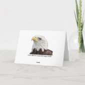 Peregrine Falcon entlang des Hudson River Karte (Rückseite)