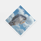 Peregrine Falcon entlang des Hudson River Serviette (Ecke)