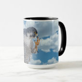 Peregrine Falcon entlang des Hudson River Tasse (VorderseiteRechts)