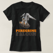 Peregrine Falcon Falco peregrinus Faucon pèlerin T-Shirt (Design vorne)