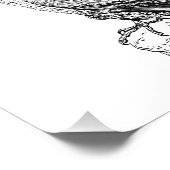 Peregrine Falcon Fotodruck (Ecke)