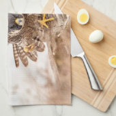 Peregrine Falcon Geschirrtuch (Viertel Falte)