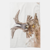Peregrine Falcon Geschirrtuch (Vertikal)