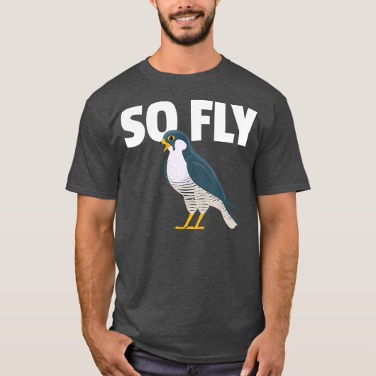 Peregrine Falcon Gift for a Birdwatcher T-Shirt (Vorderseite)