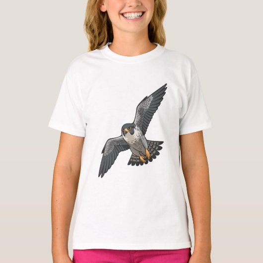 Peregrine falcon Girls' T-Shirts (Vorderseite)
