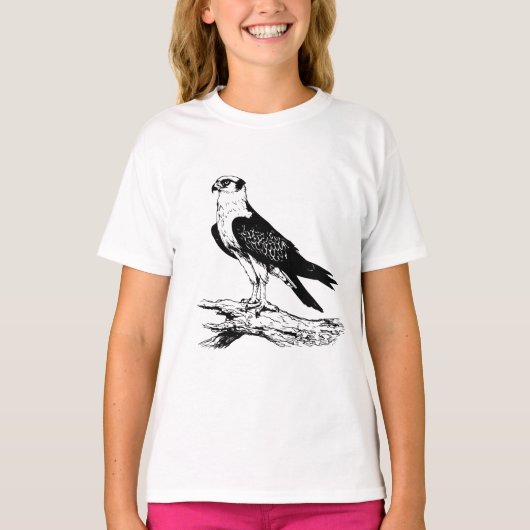 Peregrine falcon Girls' T-Shirts (Vorderseite)