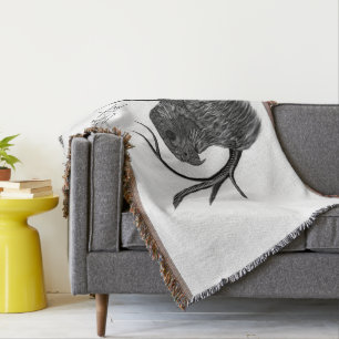 Peregrine Falcon in Baumzweigen mit Handschrift Decke