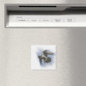 Peregrine Falcon in Flight Magnet (In Situ (Geschirrspüler))