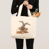 Peregrine Falcon Jumbo Stoffbeutel (Vorderseite (Produkt))