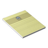 Peregrine Falcon Light Yellow Notepad Notizblock (angewinkelt)