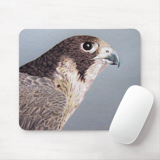 Peregrine Falcon Mousepad (Mit Mouse)