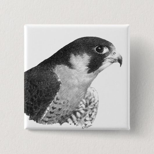 Peregrine Falcon-Pencil Button (Vorderseite)