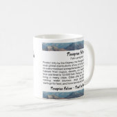 Peregrine Falcon-Pencil Kaffeetasse (VorderseiteRechts)