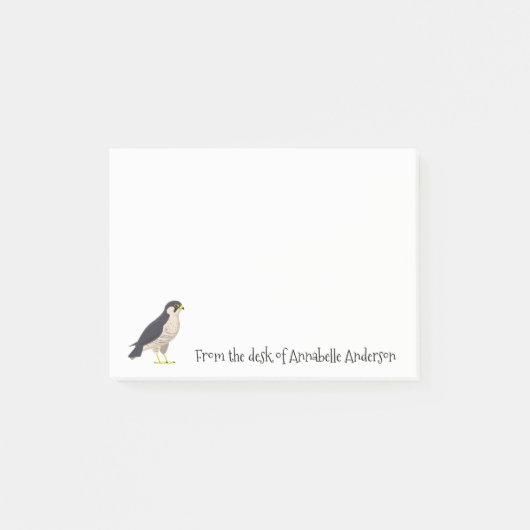 Peregrine Falcon personalize Post-it Notes Post-it Klebezettel (Vorderseite)
