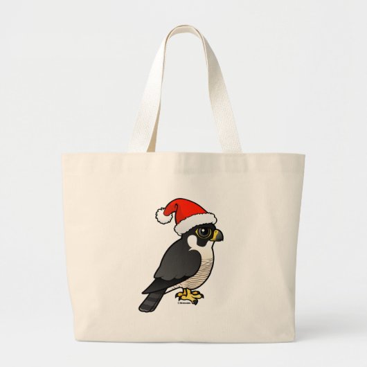 Peregrine Falcon Santa Jumbo Stoffbeutel (Vorne)