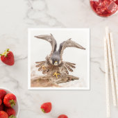 Peregrine Falcon Serviette (Beispiel)