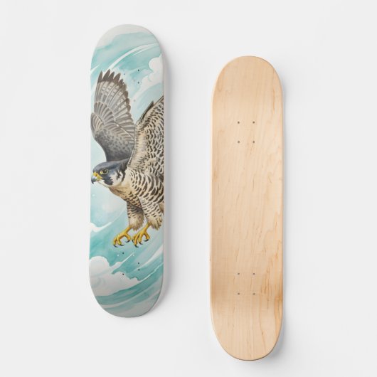 Peregrine falcon  Skateboard (Vorderseite)
