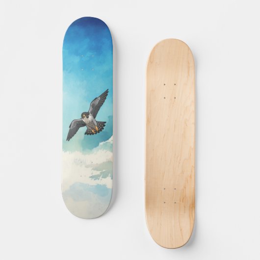 Peregrine falcon  Skateboard (Vorderseite)