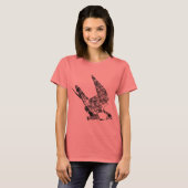 Peregrine Falcon Sketch T-Shirt (Vorne ganz)